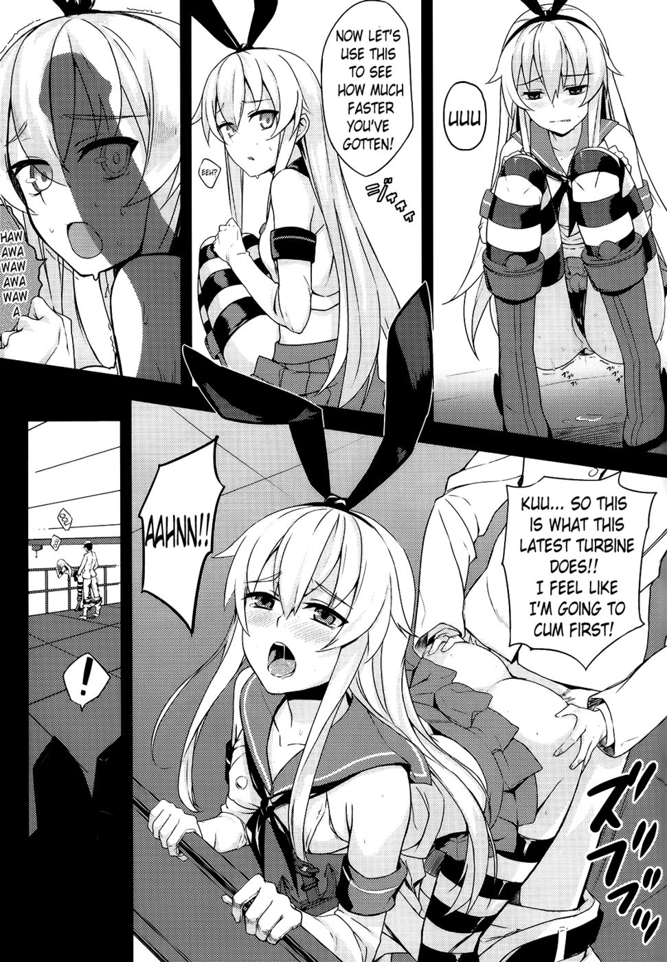 Hentai Manga Comic-Secretary Ship - Kaga's Worries-Read-6